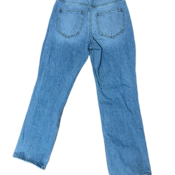 Ceros High Waisted Distressed Straight Leg Jeans Light Wash - Picture 5 of 5